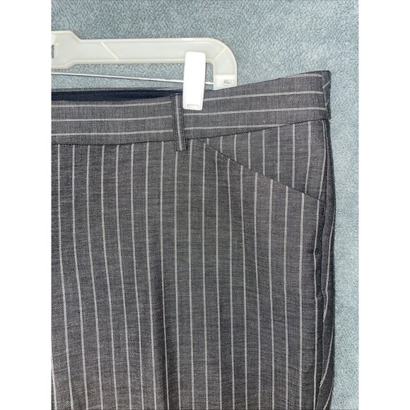 Express Pants‎ Womens Size 18R Grey Barely Boot Low Rise Stretch Editor Career - Picture 2 of 11